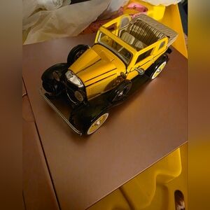 Classic Yellow Toy Car